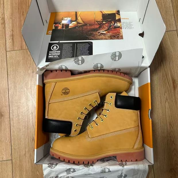 팀버랜드 프리미엄 6인치 워터프루프 부츠 위트 누벅 270mm