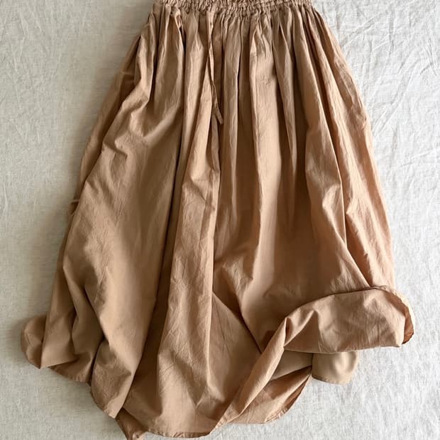 cotton balloon skirt