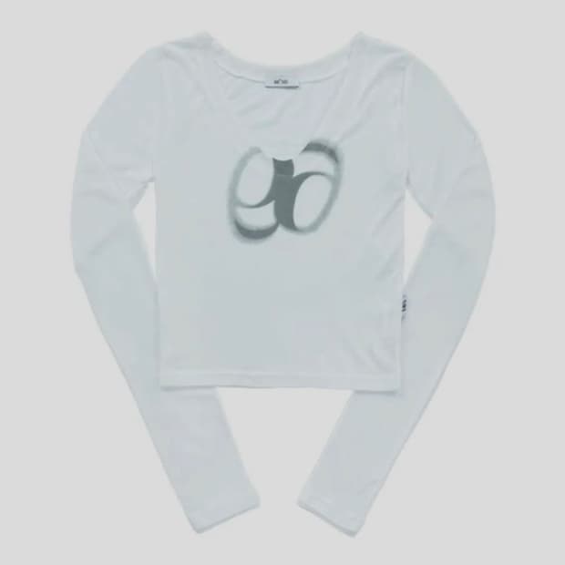 애즈온 see-through tee