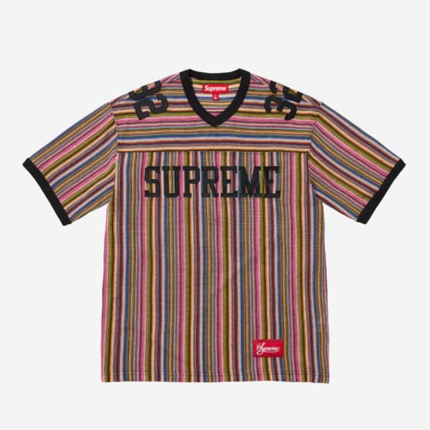 Supreme Open Knit Football Top Multicolo