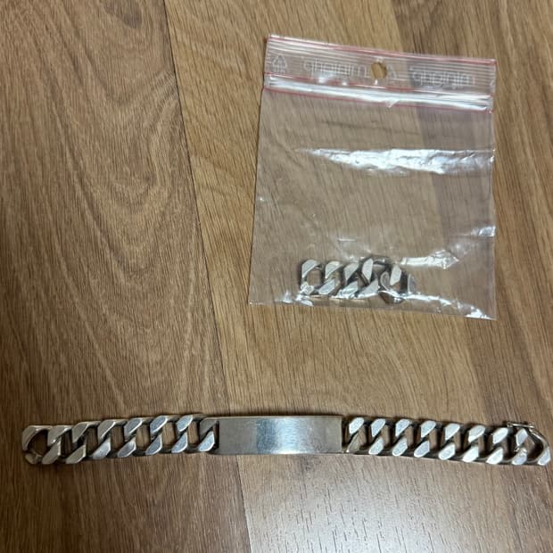 빈티지 50S 실버800 브레이슬릿