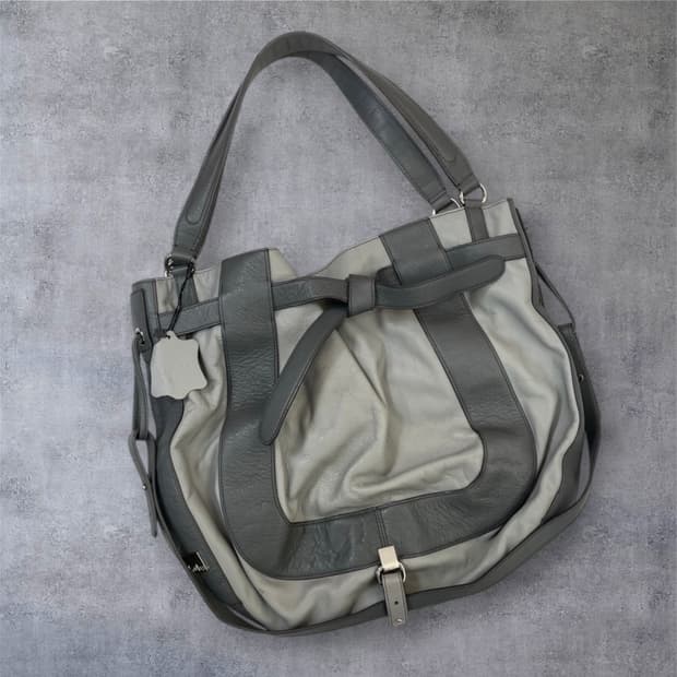쿠바 KOOBA 그레이 킵스킨 투웨이백 크로스 숄더백