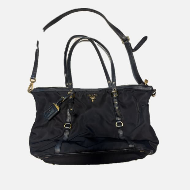 정품) 프라다 포코노 나일론 사피아노 숄더백