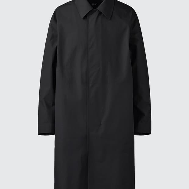 유니클로 C 블록테크싱글브레스트코트 블랙