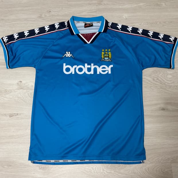 [2XL] 카파 맨체스터 시티 97-99 홈 유니폼