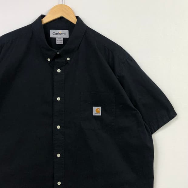 Xxl 칼하트 블랙 워크 빅셔츠