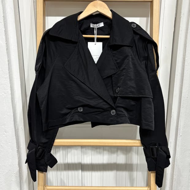 [새상품] 크롭 트렌치 자켓