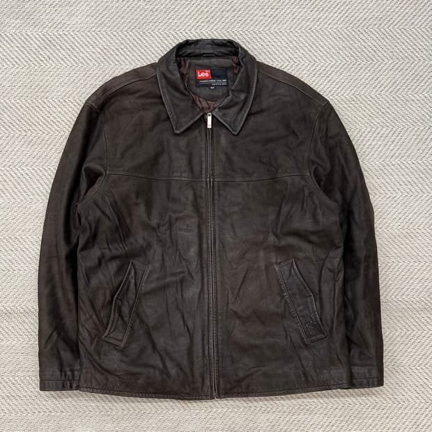 Lee 소가죽 리얼레더 자켓 r2773