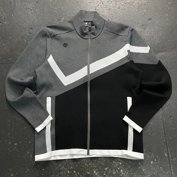 100 데상트 골프 니트집업 