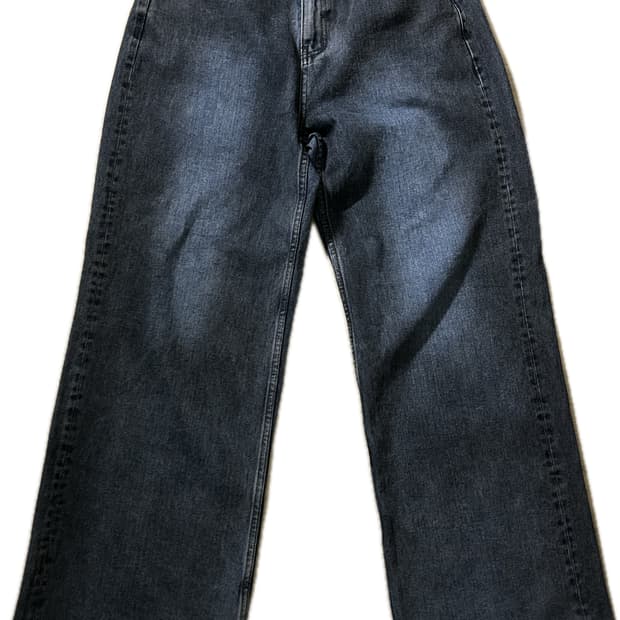 빈티지 워싱 데님 팬츠