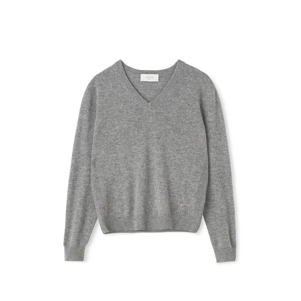 제이리움 캐시미어 브이넥 니트