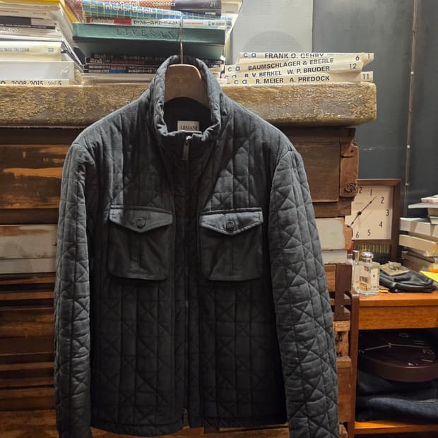 아르마니 꼴레지오니 퀼팅자켓