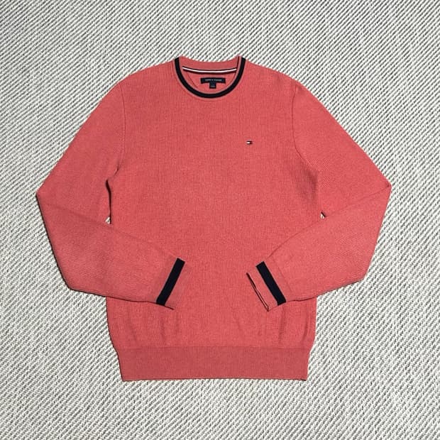 [M] Tommy 타미힐피거 코튼 라운드 니트