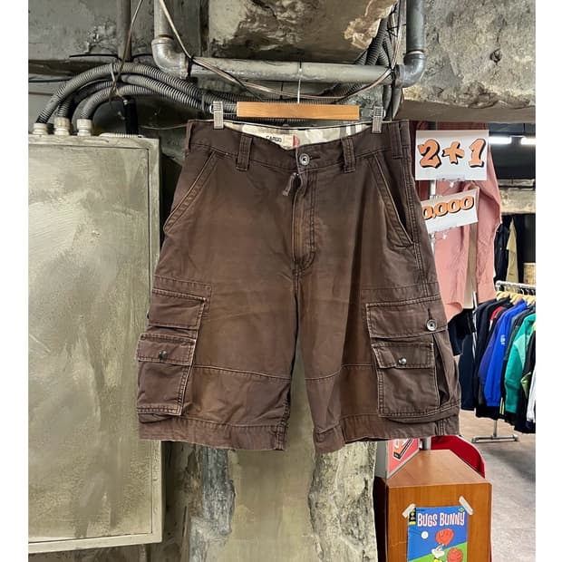 리바이스 카고 하프 팬츠 브라운 W32 #csz3382