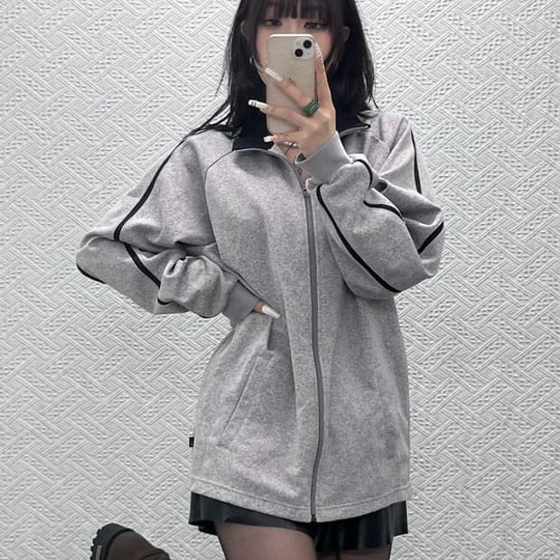 나이키 빈티지 캐주얼 스트릿 스톤패턴 져지 집업 105 C10978