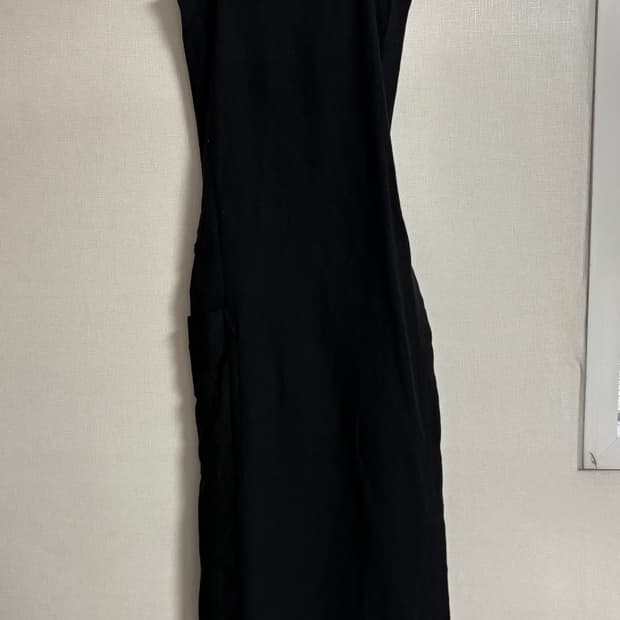 Comme des garcons 블랙 롱 로브 원피스