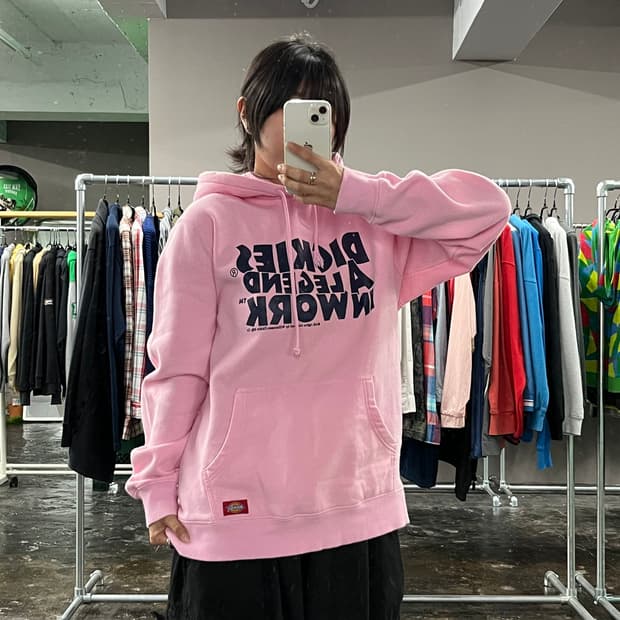 DICKIES 로고 후드