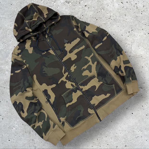 [XL] 10s 나이키 ACG 카모플라쥬 후드집업 B416