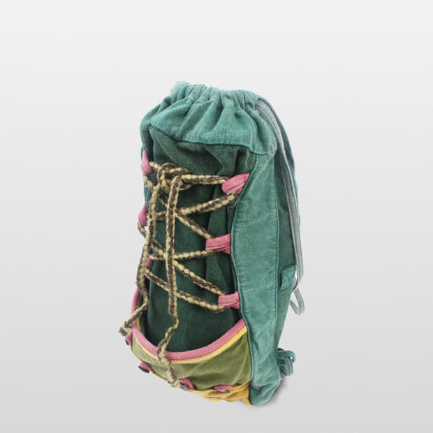VTG Ethnic Multi Color Canvas Backpack K