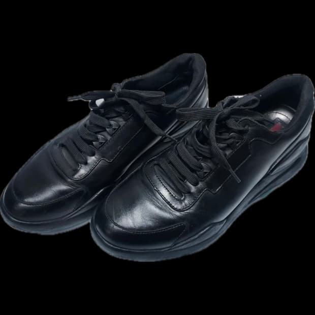 Prada sport leather shoes