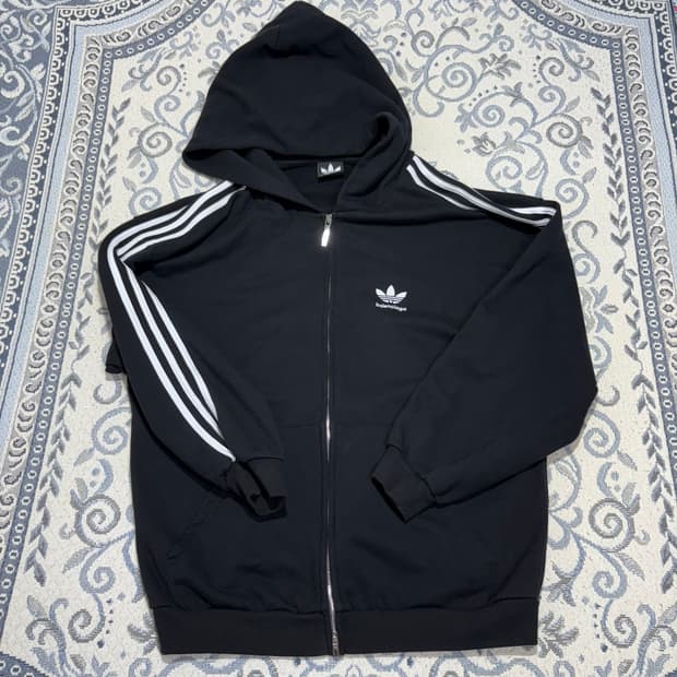 Balenciaga × Adidas 후드 집업