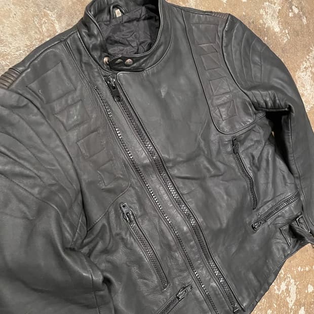 리얼레더 바이커 자켓 (100-105)