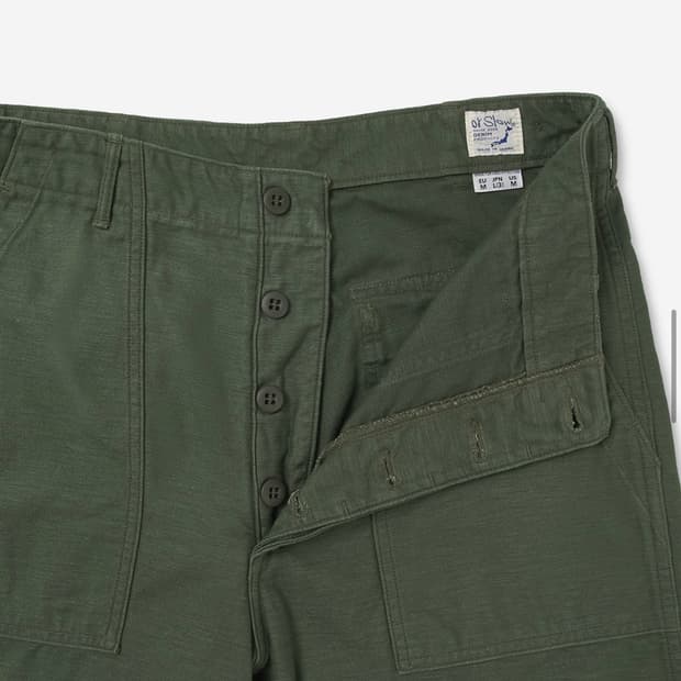 오어슬로우 퍼티그 팬츠 레귤러핏 3사이즈