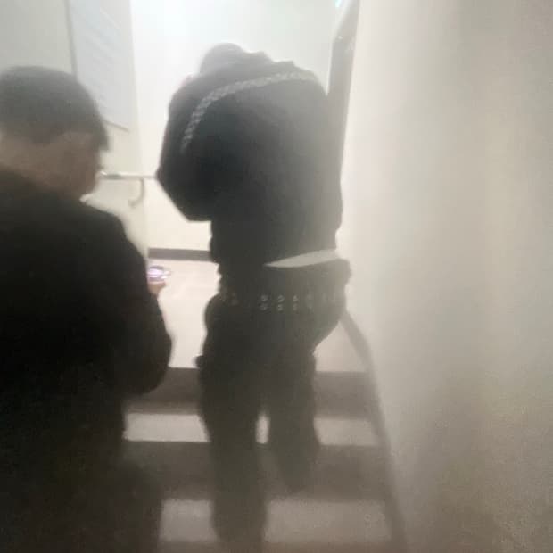 빈티지 polizei 플리스 자켓