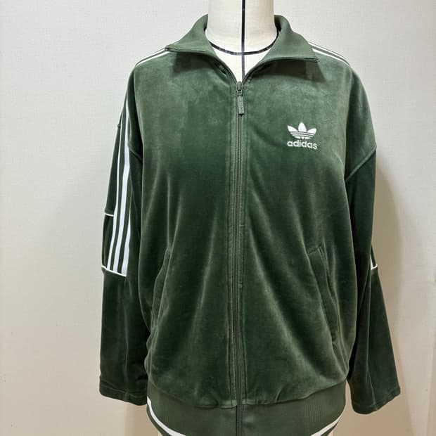 아디다스 adidas original 그린 벨벳 져지