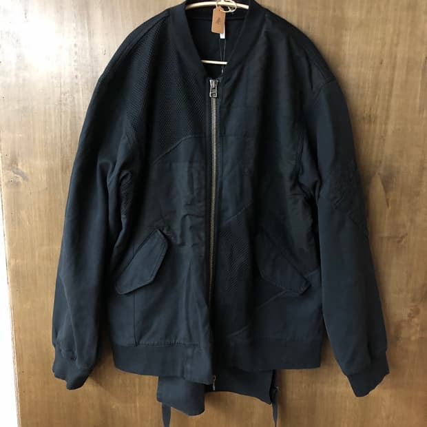 Helmut lang 패치워크 봄버 자켓 XL
