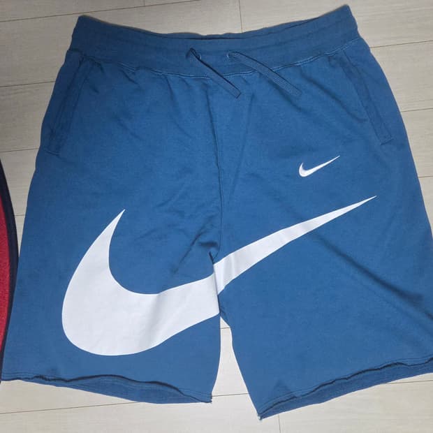 [2XL, 체감 XL] 나이키 스우시 로고 니트 반바지 쇼츠