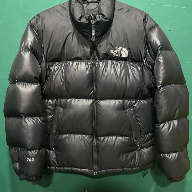 노스페이스700 눕시패딩 블랙95