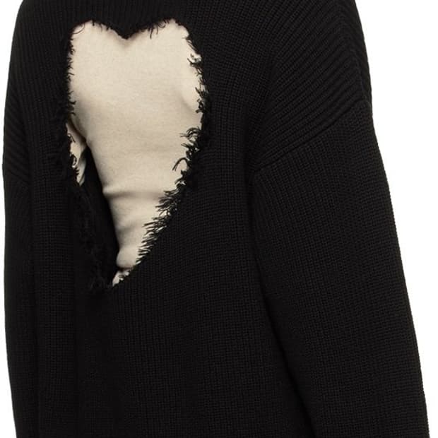 OPEN YY 하트뻥 니트