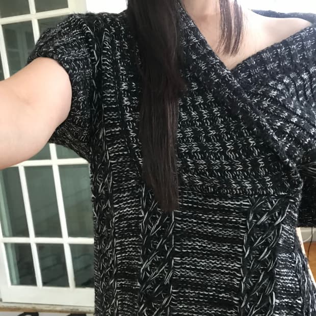 vintage knit one-piece