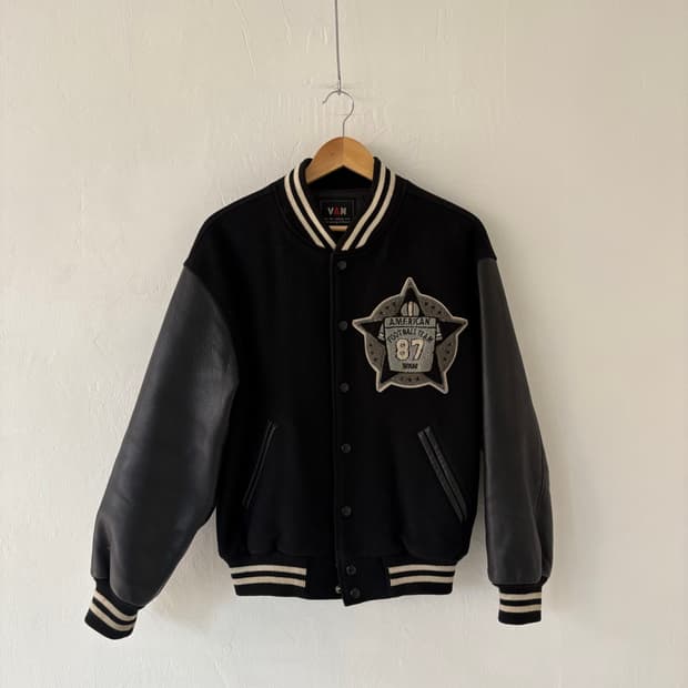 80's Van Jacket american football Letter
