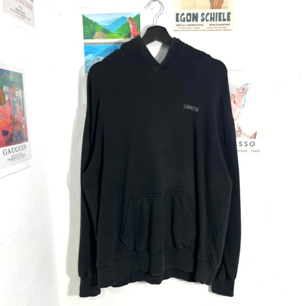 컨버스 자수로고 후드티