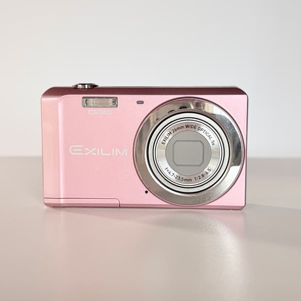 🎀미품/ 풀박스 베이비핑크 카시오 엑슬림zs5 ex-zs5 빈티지디카