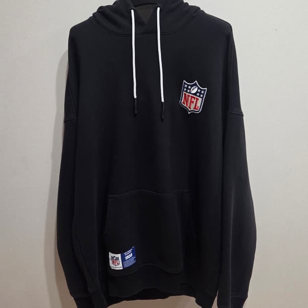NFL 블랙 후드티 XL
