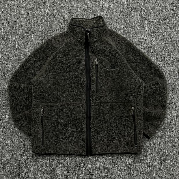 노스페이스 윈드스토퍼 다크그레이 플리스 자켓 M