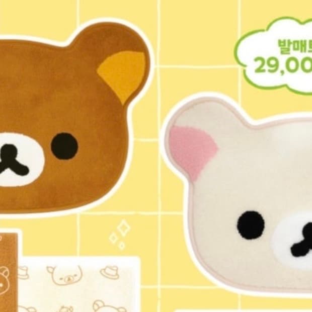 리락쿠마 발매트 코리락쿠마 산엑스 카펫