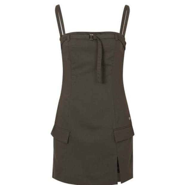 페인오어플레저 luna belted dress brown