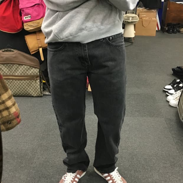 Levis 리바이스 505 흑청 데님팬츠