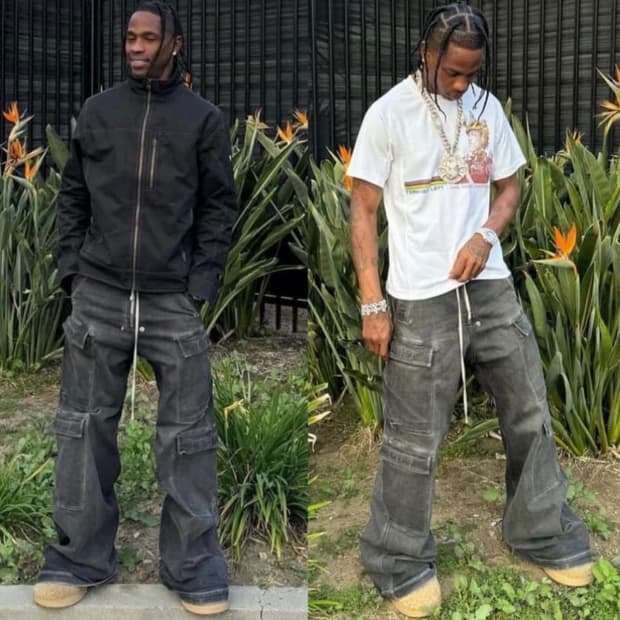 릭오웬스 점보카고 흑청