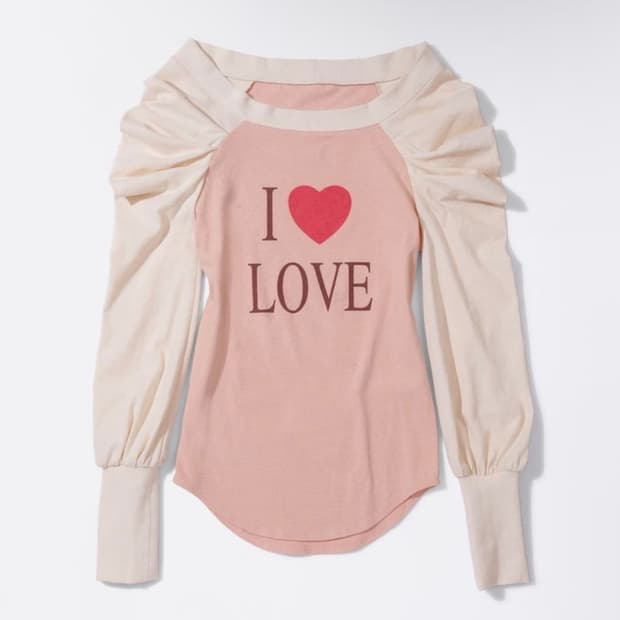 스컬프터 love 오프숄더 peach 