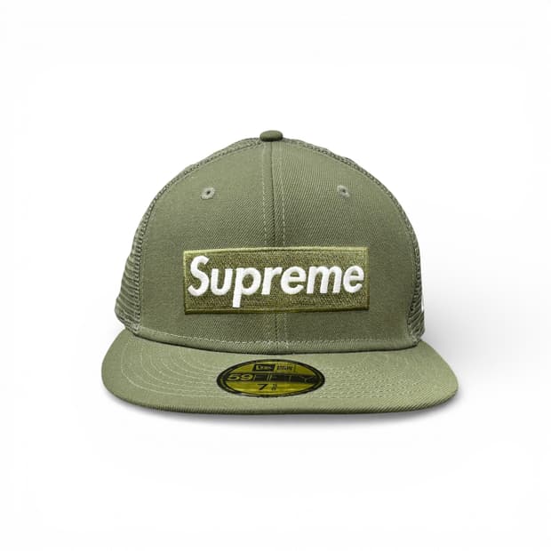 2023 슈프림 박스 로고 메쉬 백 뉴에라 7 1/2