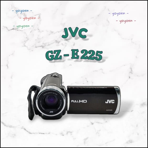 JVC GZ-E225 브라운색 빈티지캠코더 [ 꾸미기0 ]