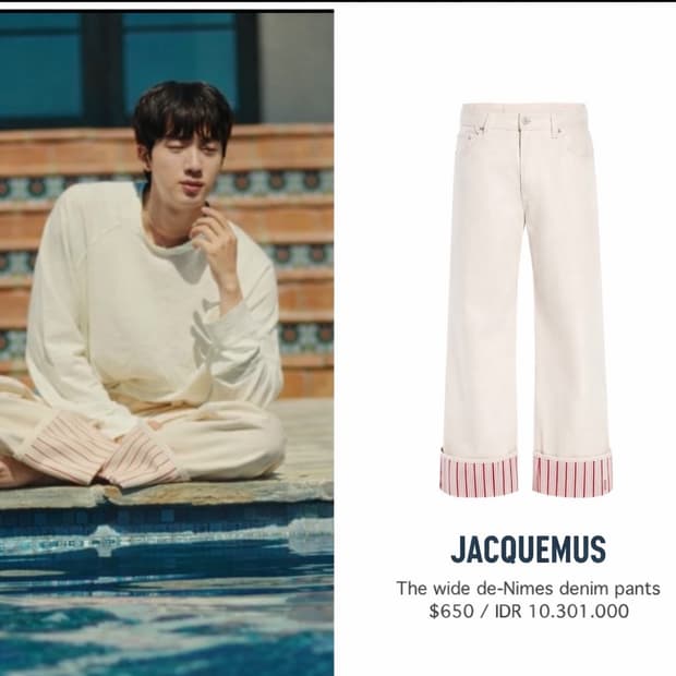 [새상품] 자크뮈스 Le de Nîmes Large 와이드 데님 팬츠 오