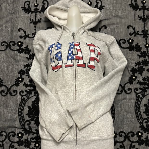 갭 성조기 후드집업