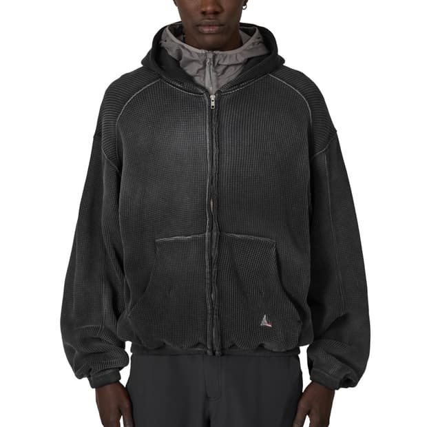 Roa bee sun faded 와플 후드 S