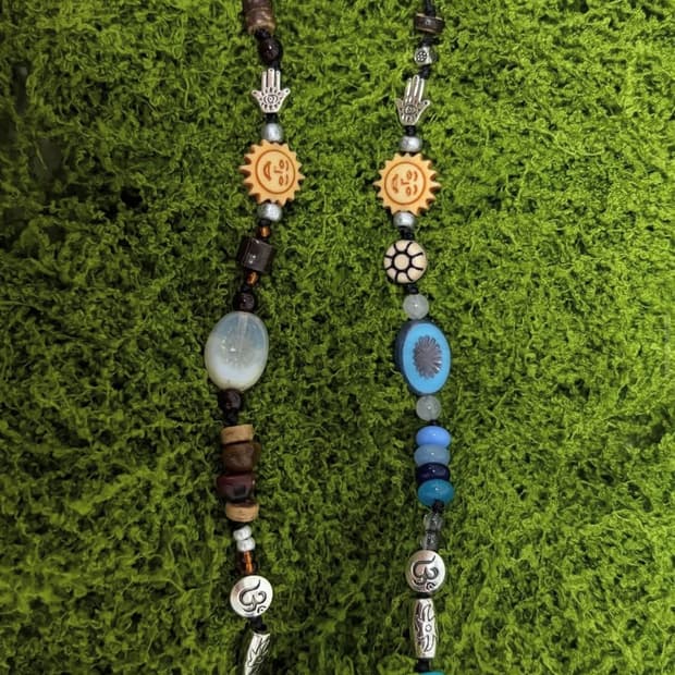 wavy bracelet _ 비즈팔찌